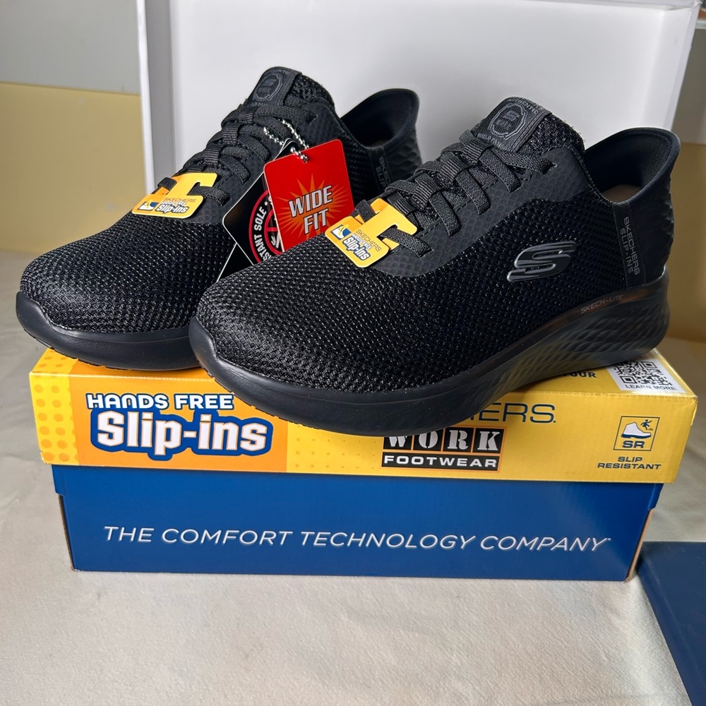 Sketchers slip-ima work. Sketch-lite pro wmns size 6 wide. NWT - Picture 2 of 5